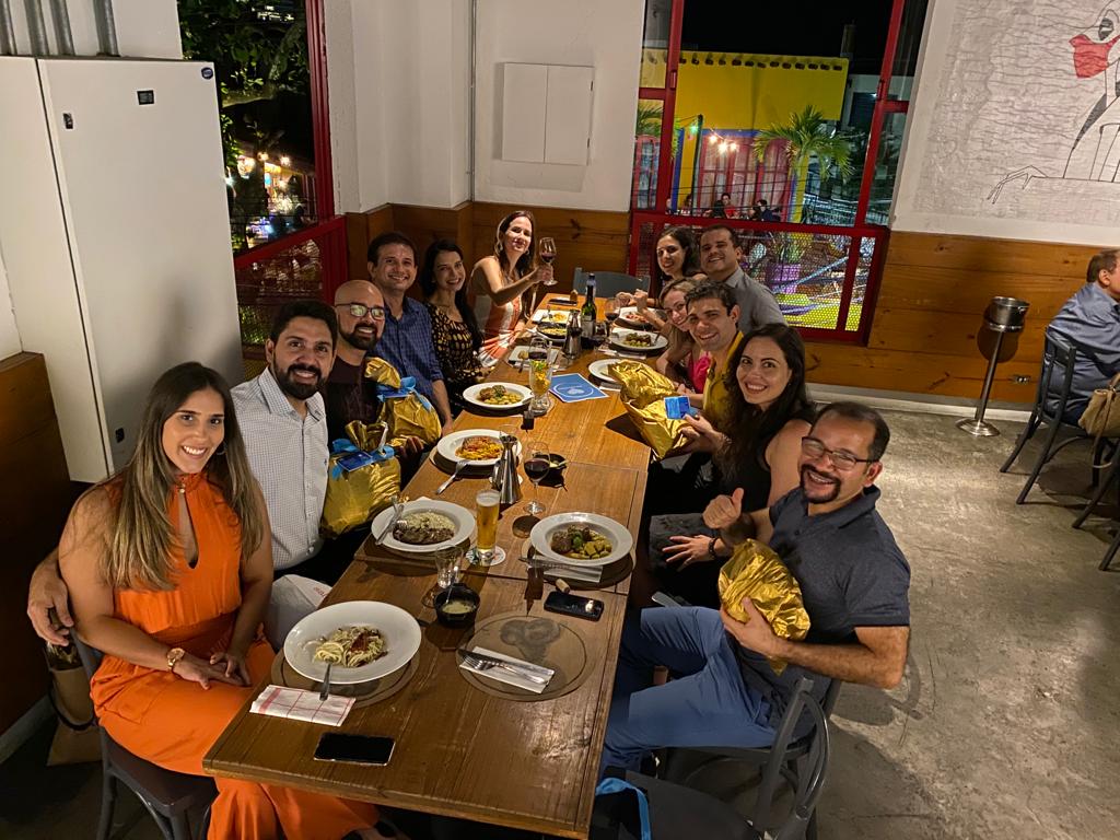 Confraternização com a Equipe